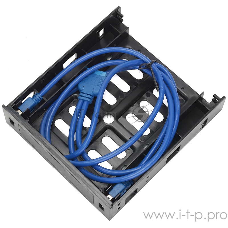 CMU3-B5 панель с двумя портами USB 3.0 в слот 5.25 компьютерного корпуса и слот 1*3.5/2*2.5