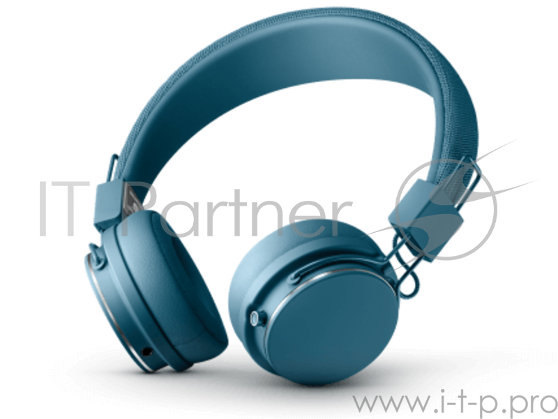 Наушники беспроводные Urbanears Plattan II BT Indigo Bluetooth-наушники с микрофоном накладные, закрытые время работы 30 ч чувствительность 106 дБ вес 145 г разъем mini jack 3.5 mm поддержка iPhone складная конструкция