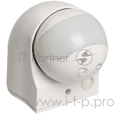 датчик движения Iek LDD10-010-1100-001 Датчик движения ДД 010 белый, макс. нагрузка 1100Вт, угол обзора 180град., дальность 10м, IP44, ИЭК