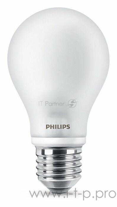 Philips Лампа светодиодная LEDBulb LED 7Вт E27 3000K 230V A60 RCA EcoHome (929001955107)