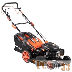 Газонокосилка Газонокосилка бензиновая PATRIOT PT 47LS 512109014 {Раб. объем 139сс, мощн. 4.5л.с., раб. ширина 46см, регул. высоты 30-75мм прорезин. колеса 178-254мм, травосбор. 60л, функц. бок.выбр.тр.и мульчир}