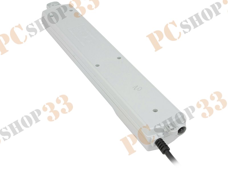 Сетевой фильтр на 6 розеток ZIS Pilot S, белый (7.0м)