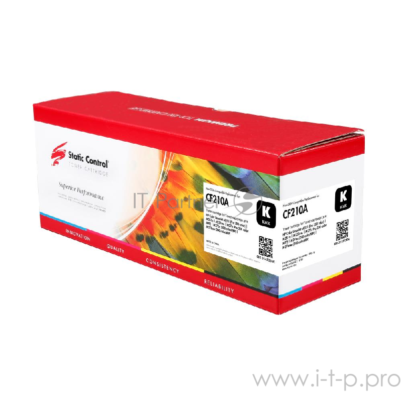 Картридж лазерный Static Control 002-01-LF210A CF210A черный (1600стр.) для HP LJ Pro 200 M251/M276