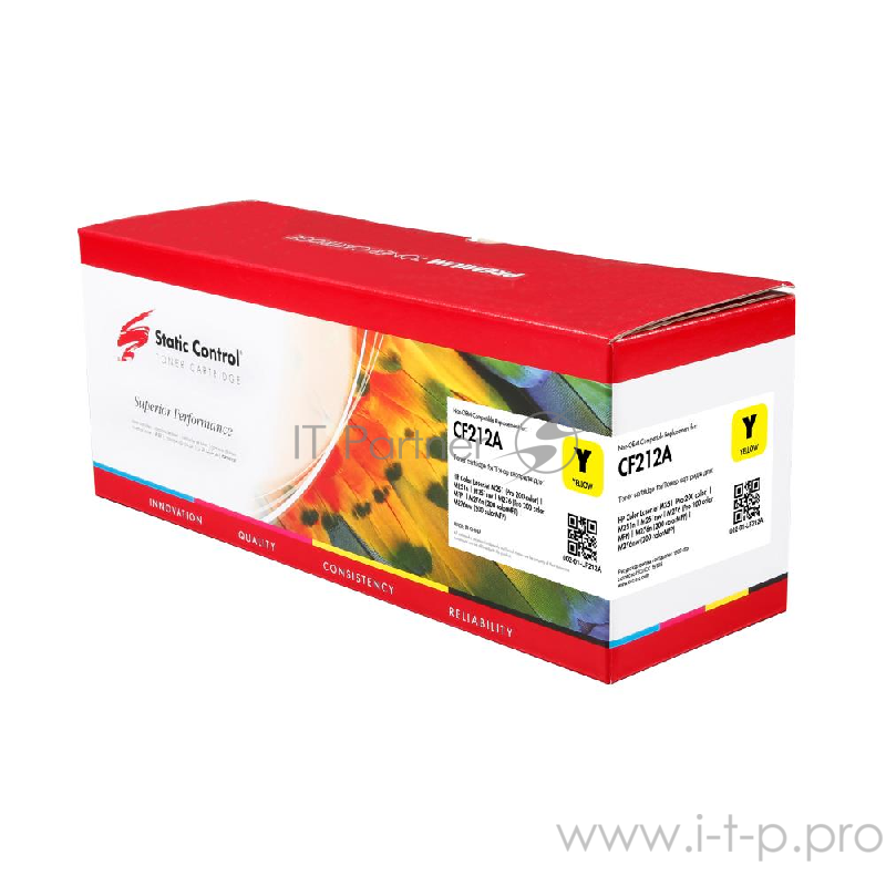Картридж лазерный Static Control 002-01-LF212A CF212A желтый (1800стр.) для HP LJ Pro 200 M251/M276