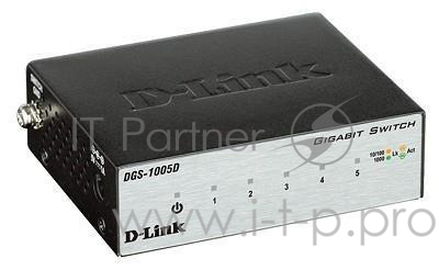 Сетевое оборудование D-Link DGS-1005D/I2A/I3A Неуправляемый коммутатор с 5 портами 10/100/1000Base-T и функцией энергосбережения