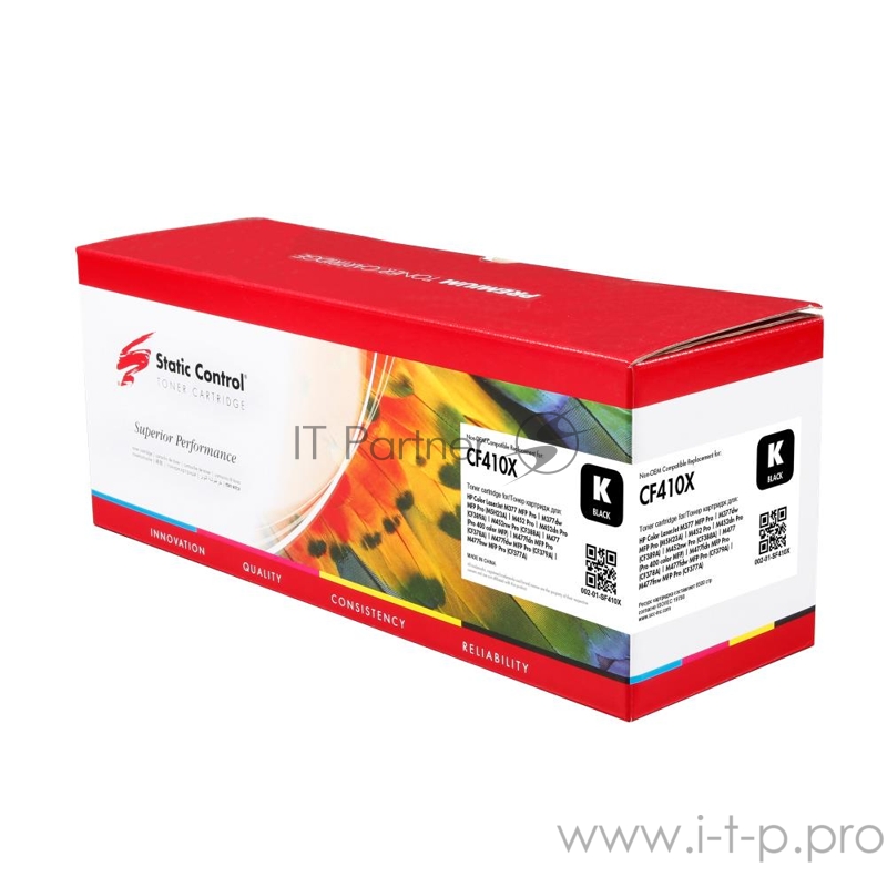 Картридж лазерный Static Control 002-01-SF410X CF410X черный (6500стр.) для HP CLJ Pro M452dn/M452dw/M477fdn/M477fdw