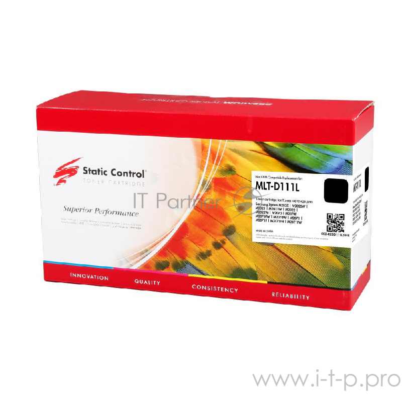 Картридж лазерный Static Control 002-02SD111LSEE MLT-D111L черный (1800стр.) для Samsung Xpress M2022/M2020/M2021/M2020W/M2070 /M2071FH/M2021W/M2022W/M2070F/