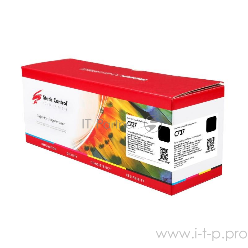 Картридж лазерный Static Control 002-04-TRG137 C737 черный (2400стр.) для Canon MF 210/211/212/216/217/220