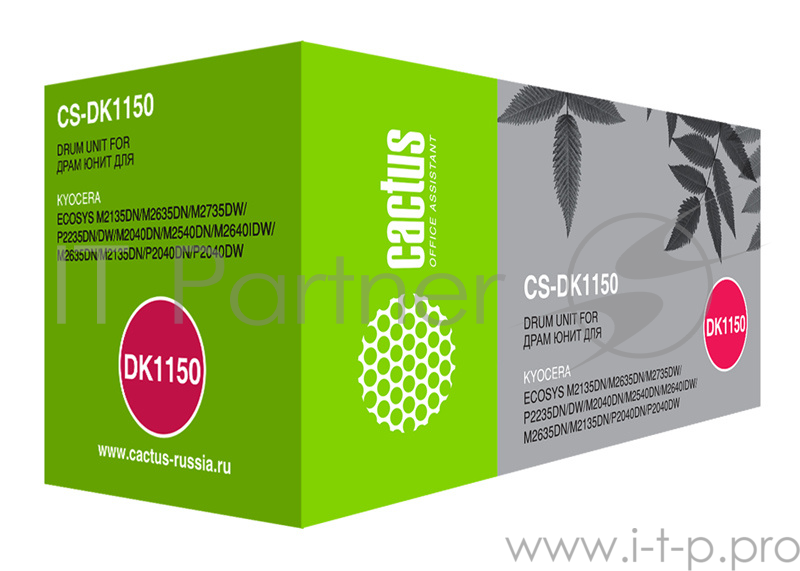 Блок фотобарабана Cactus CS-DK1150 ч/б:100000стр. для Kyocera Mita M2040dn/ M2135dn/M2540dn Kyocera