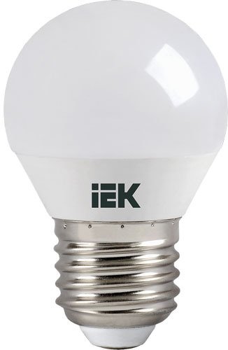светодиодные лампы Iek LLE-G45-7-230-30-E27 Лампа светодиодная ECO G45 шар 7Вт 230В 3000К E27 IEK
