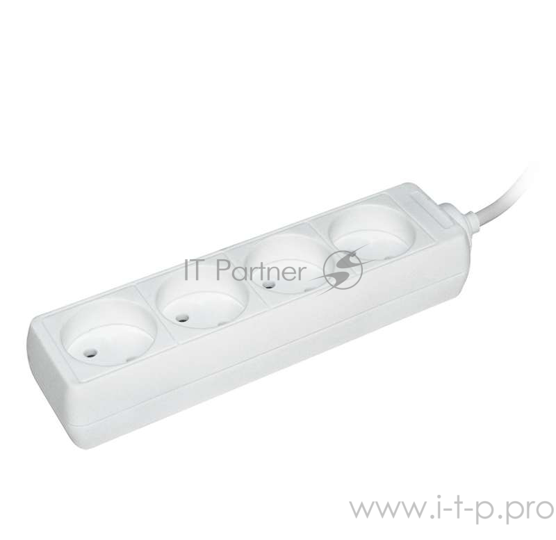 бытовые удлинители Iek WYP10-06-04-05-N Удлинитель У4 4 места 2Р/5метров 2х0.75мм2 10А/250 IEK