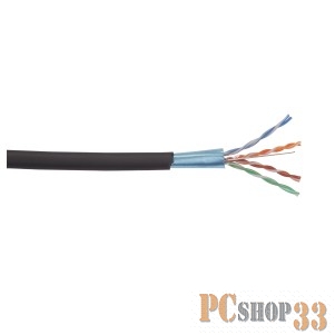 ITK LC3-C604-339 Каб. вп F/UTP, кат.6 4 x 2 x 23AWG solid LDPE 305м чер.