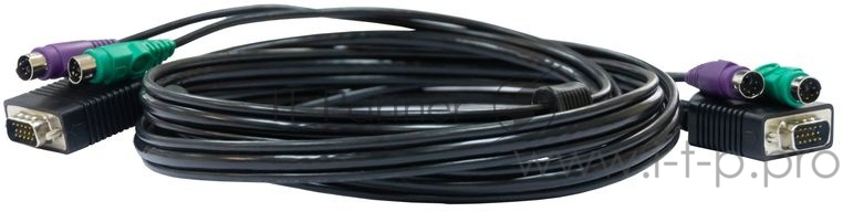 D-Link DKVM-CB3/A3A Кабель KVM длиной 3 м с разъемами PS2