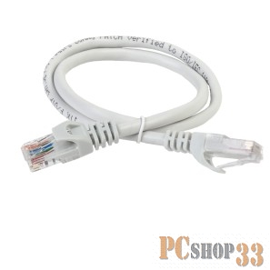 ITK PC01-C5EUL-15M Коммутационный шнур (патч-корд), кат.5Е UTP, LSZH, 15м, серый