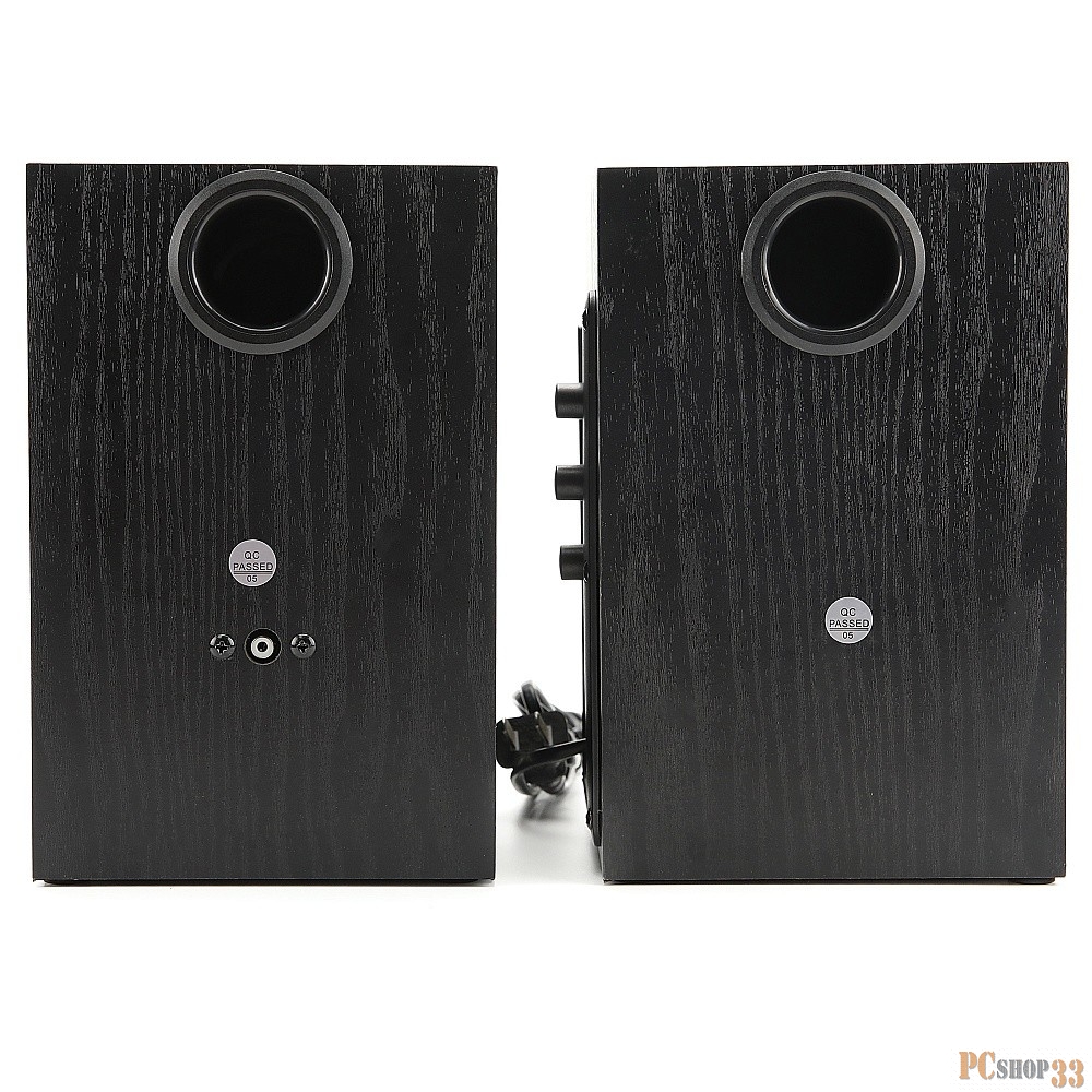 Колонки CROWN CMS-240 (МДФ, 220V, 24W управление Volume/Treble/Bass, кнопка включения, Длина кабеля между колонками 1мДлина аудио-кабеля и питания 2м.)