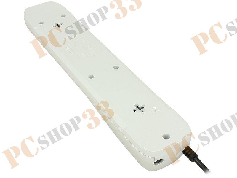 Сетевой фильтр на 6 розеток ZIS Pilot L, белый (1.8м)