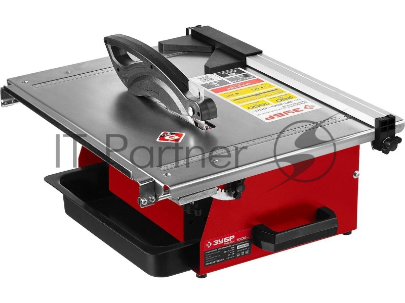 Плиткорезы ЗУБР МАСТЕР Электроплиткорез ЭП-200-1000Н { диск 200 мм, глубина реза 90°-40мм/45°-25мм, стол 500х400мм, 2950об/мин, 1000Вт }