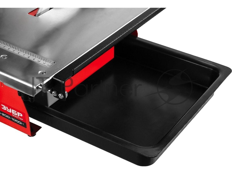 Плиткорезы ЗУБР МАСТЕР Электроплиткорез ЭП-200-1000Н { диск 200 мм, глубина реза 90°-40мм/45°-25мм, стол 500х400мм, 2950об/мин, 1000Вт }