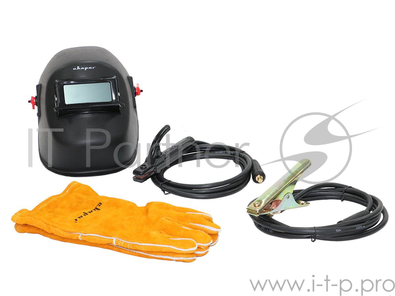 Инвертор СВАРОГ ARC 200 REAL (Z238) Black (маска+краги) сварочный