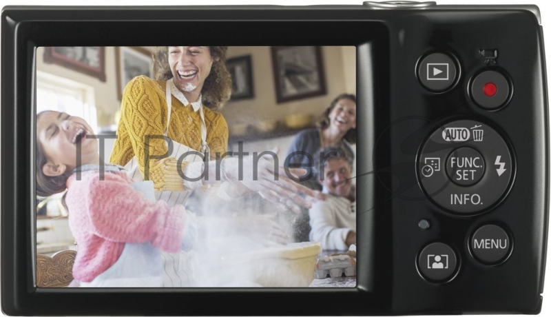 Цифровая фотокамера Canon IXUS 185 черный {20Mpix Zoom8x 2.7