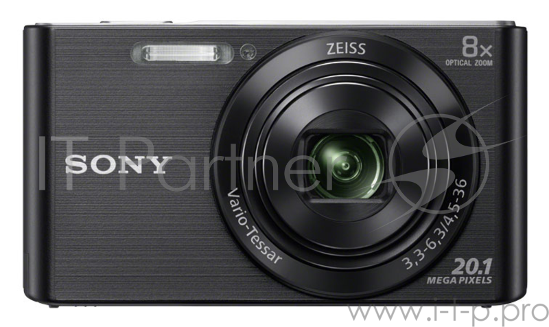 Цифровая фотокамера Sony CYBER-SHOT DSC-W830 DSCW830B.RU3 Black {20.1Mpix,8x opt zoom,2.7