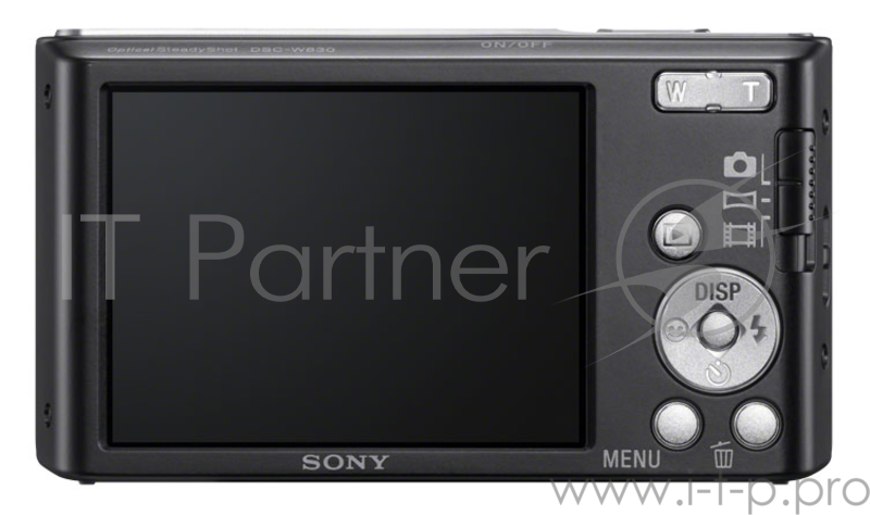 Цифровая фотокамера Sony CYBER-SHOT DSC-W830 DSCW830B.RU3 Black {20.1Mpix,8x opt zoom,2.7