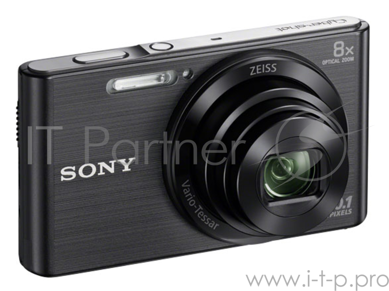 Цифровая фотокамера Sony CYBER-SHOT DSC-W830 DSCW830B.RU3 Black {20.1Mpix,8x opt zoom,2.7