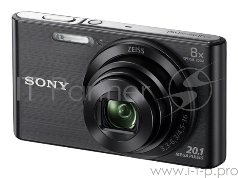 Цифровая фотокамера Sony CYBER-SHOT DSC-W830 DSCW830B.RU3 Black {20.1Mpix,8x opt zoom,2.7