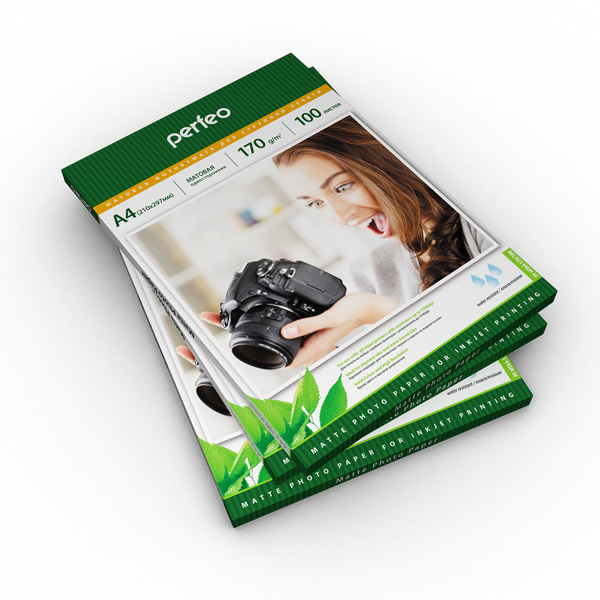 фотобумага Perfeo PF-MTA4-170/100 Бумага Perfeo матовая 100л, A4 170 г/м2 (M04)