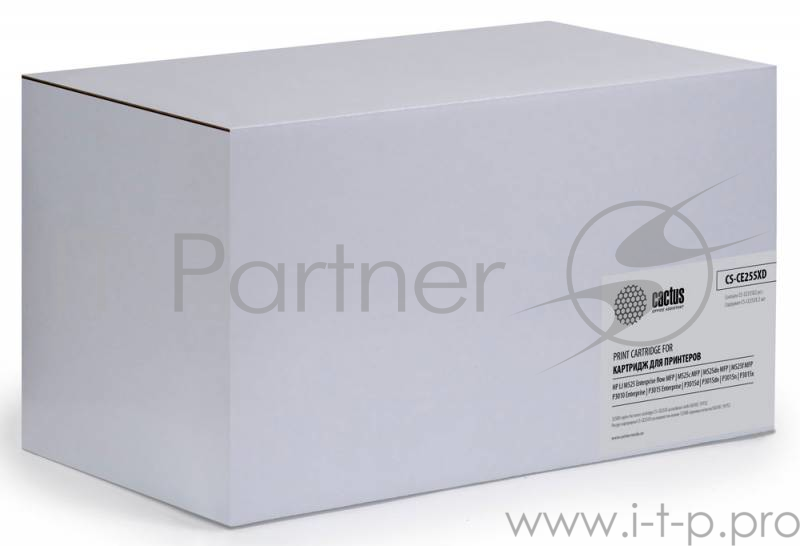 Расходные материалы Тонер Картридж Cactus CS-CE255XD черный x2уп. для HP LJ P3015