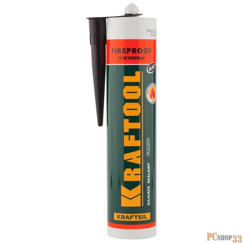 Герметик KRAFTOOL KRAFTFLEX FR150 силикатный огнеупорный
