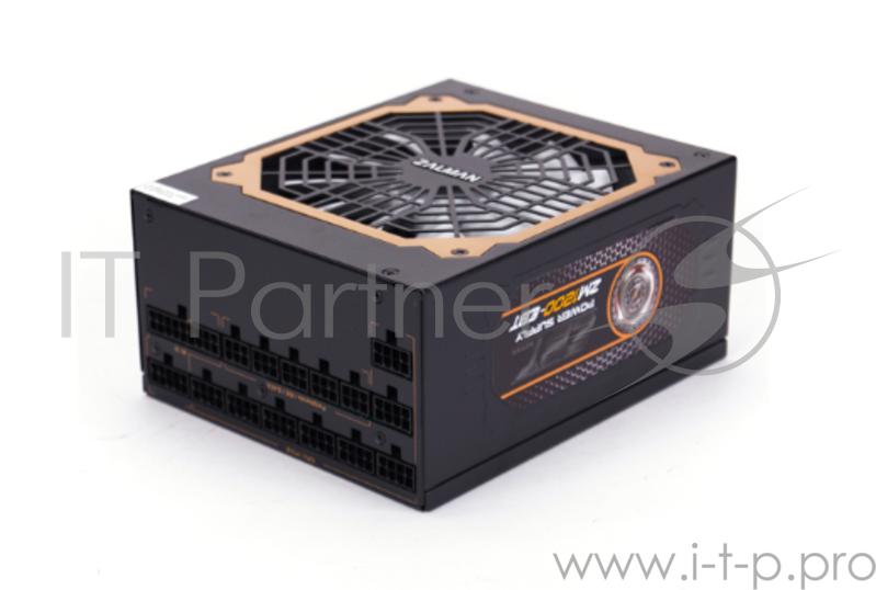 Блок питания Zalman EBT ZM1200-EBT 200W, ATX12V v2.3, EPS, APFC, 14cm Fan, FCM, 80+ Gold, Retail