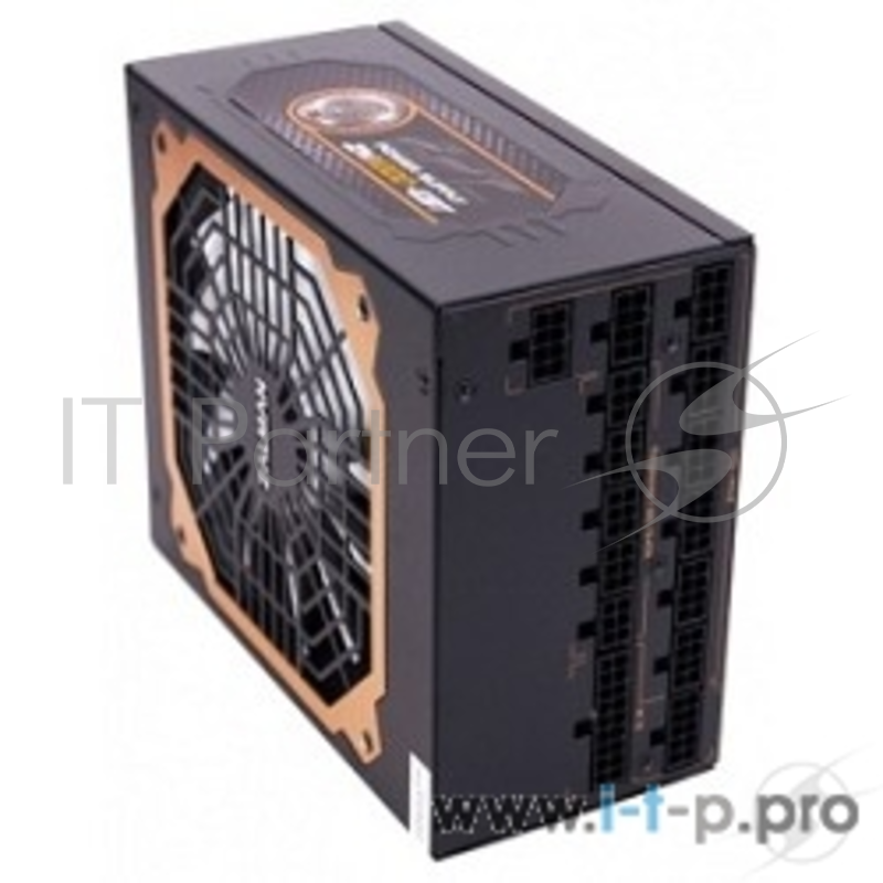 Блок питания Zalman EBT ZM1200-EBT 200W, ATX12V v2.3, EPS, APFC, 14cm Fan, FCM, 80+ Gold, Retail