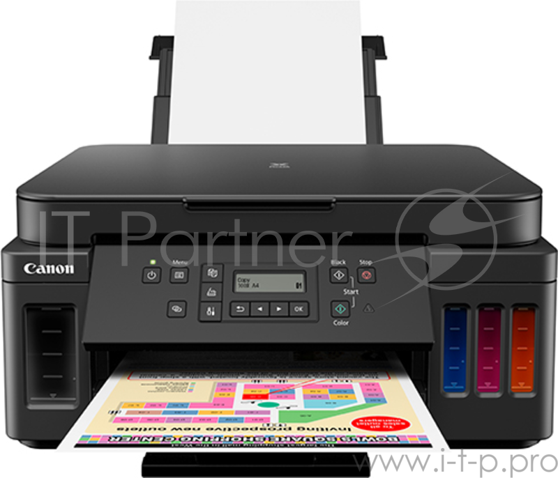 МФУ струйный Canon Pixma G6040 (3113C009) A4 Duplex WiFi USB RJ-45 черный