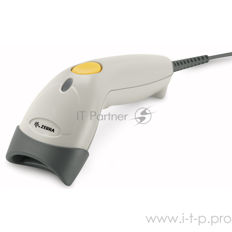 Сканер штрихкодов LS1203 White (with Stand) USB Kit: LS1203-CR10001R Scanner, CBA-U01-S07ZAR USB Cable, 20-73951-01R Stand