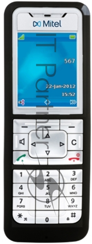 Телефон Mitel 612d v2 DECT phone, color display TFT, charger included (repl. 80E00011AAA-A)