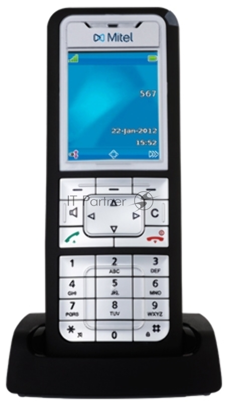 Телефон Mitel 612d v2 DECT phone, color display TFT, charger included (repl. 80E00011AAA-A)