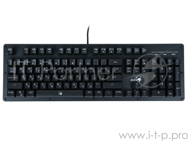 Клавиатура, Genius Game keyboard Scorpion K10, Black,RU,GK-170. (DR31310003402)