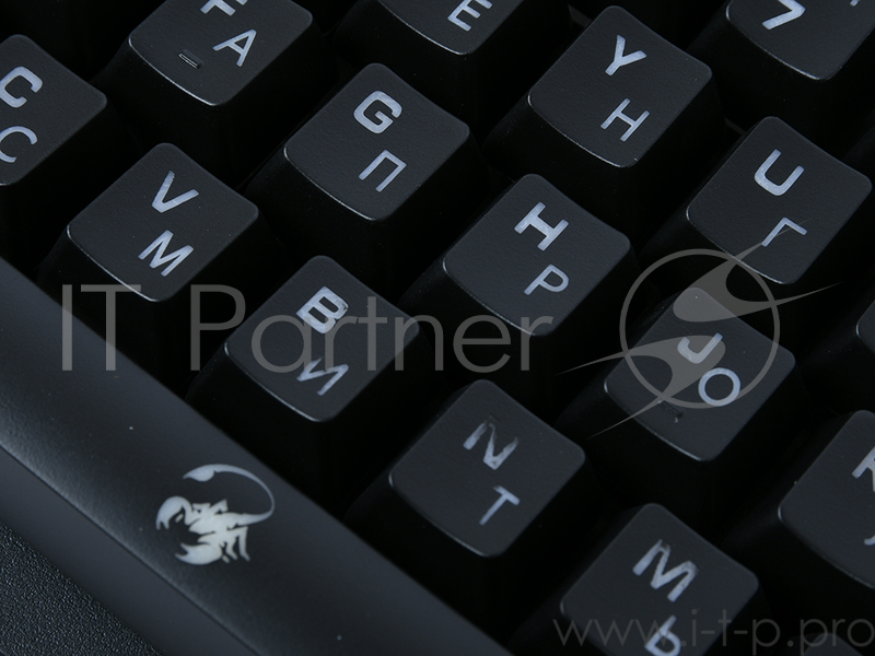 Клавиатура, Genius Game keyboard Scorpion K10, Black,RU,GK-170. (DR31310003402)