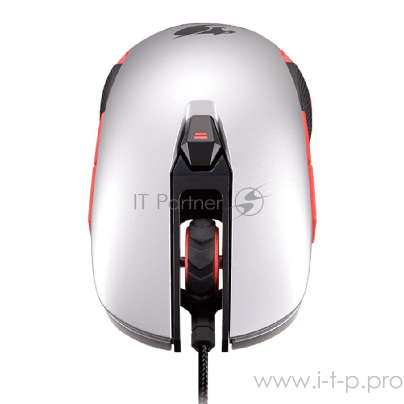 Мышь Cougar 400M Silver игровая, 4000DPI, регулировка DPI, механизм Omron, 8 прогр.клавиш, встроен.память, RGB подсветка (16млн цветов) Мышь Cougar 400M Silver игровая, 4000DPI, регулировка DPI, механизм Omron, 8 прогр.клавиш, встроен.память, RGB под