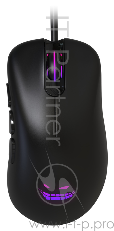 Игр. Мышь Qumo Fury M70 проводная, оптическая, 8 кнопок, прогр., ПО, подсветка RGB, 1200/1600/2400/3200 dpi