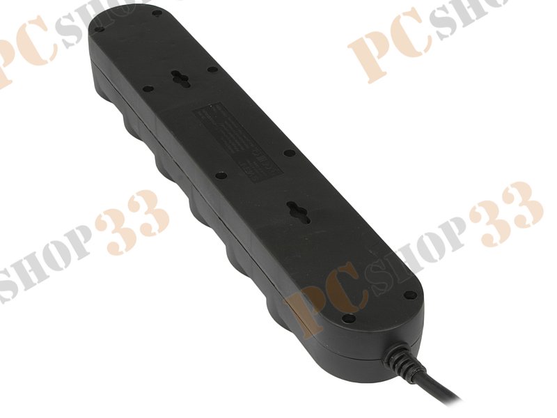 Сетевой фильтр на 6 розеток Sven SF-06L, черный (3.0м)