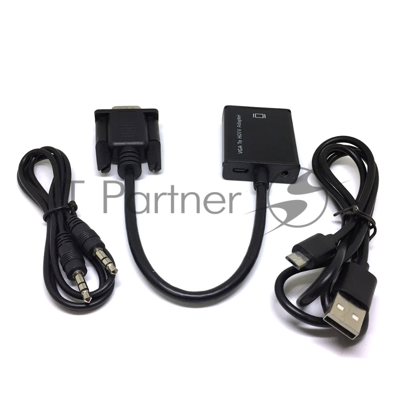 Espada Конвертер VGA + 3,5mm audio jack to HDMI, HCV0201 (44083)
