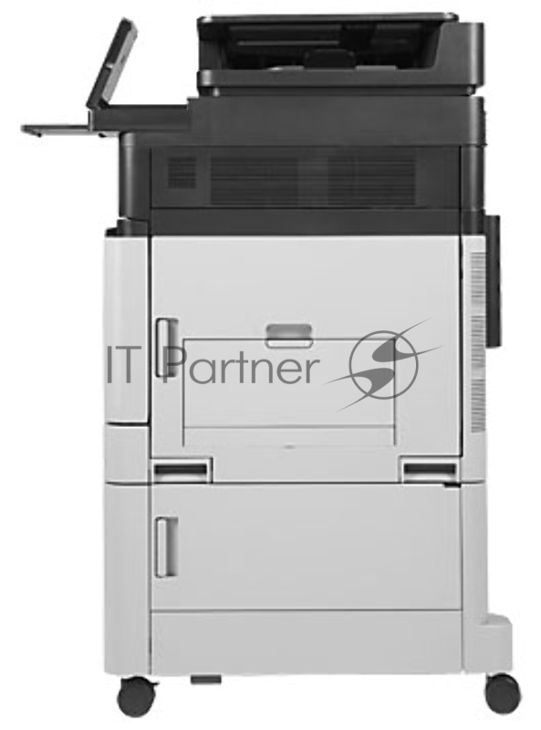 Цветное МФУ HP Color LaserJet Enterprise flow M880z+ A3, лазерный, принтер + сканер + копир + факс, ЖК 8.0, серо-черный (USB2.0, LAN)