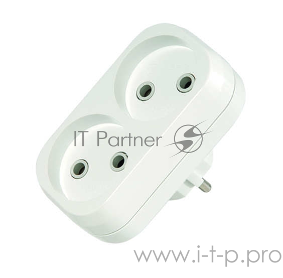 MAKEL 10030 Разветвитель 2 гнезда без заземления 10А