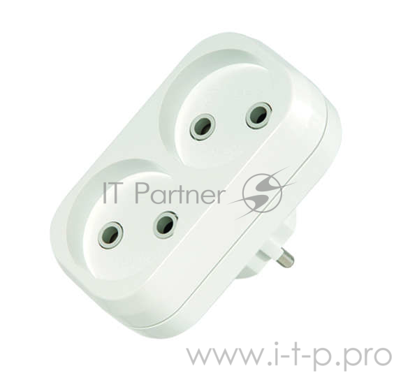 MAKEL 10030 Разветвитель 2 гнезда без заземления 10А