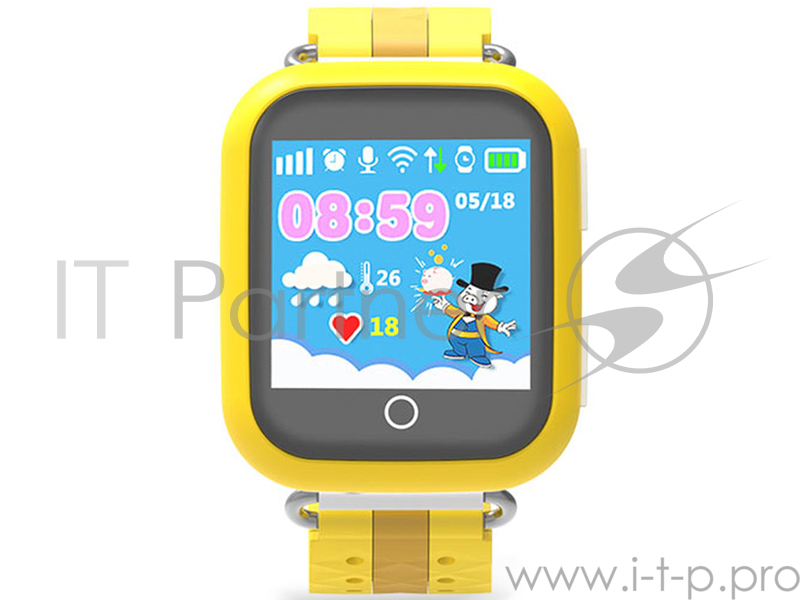 Умные часы детские GiNZZU® GZ-503 yellow 1.54