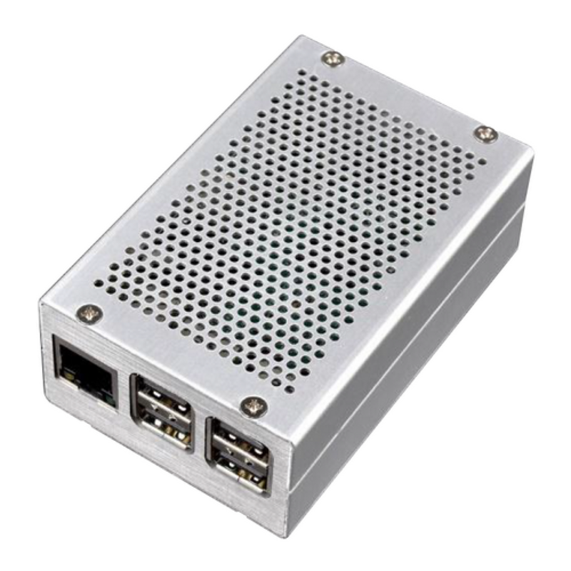 RA193 Корпус ACD Heat Dispersion Metal Aluminium Alloy Case for Raspberry Pi 3, Silver