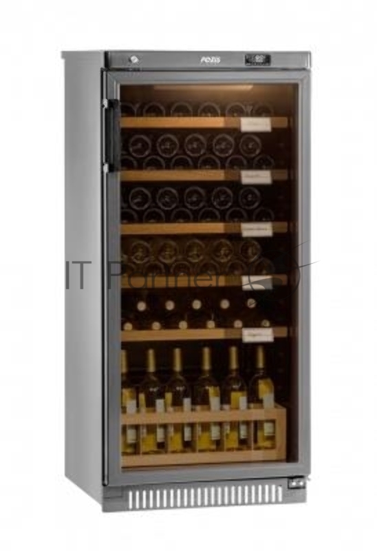 ШКАФ ВИННЫЙ серебристый хол. POZIS ШВ-52