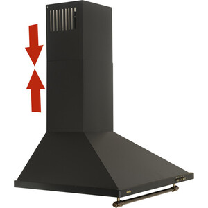 Вытяжка Simfer 8667 SM монтируется к стене отвод / циркуляция Макс. производительность 500 куб. м/ч ширина для установки 60 см механическое управление бесшумный двигатель